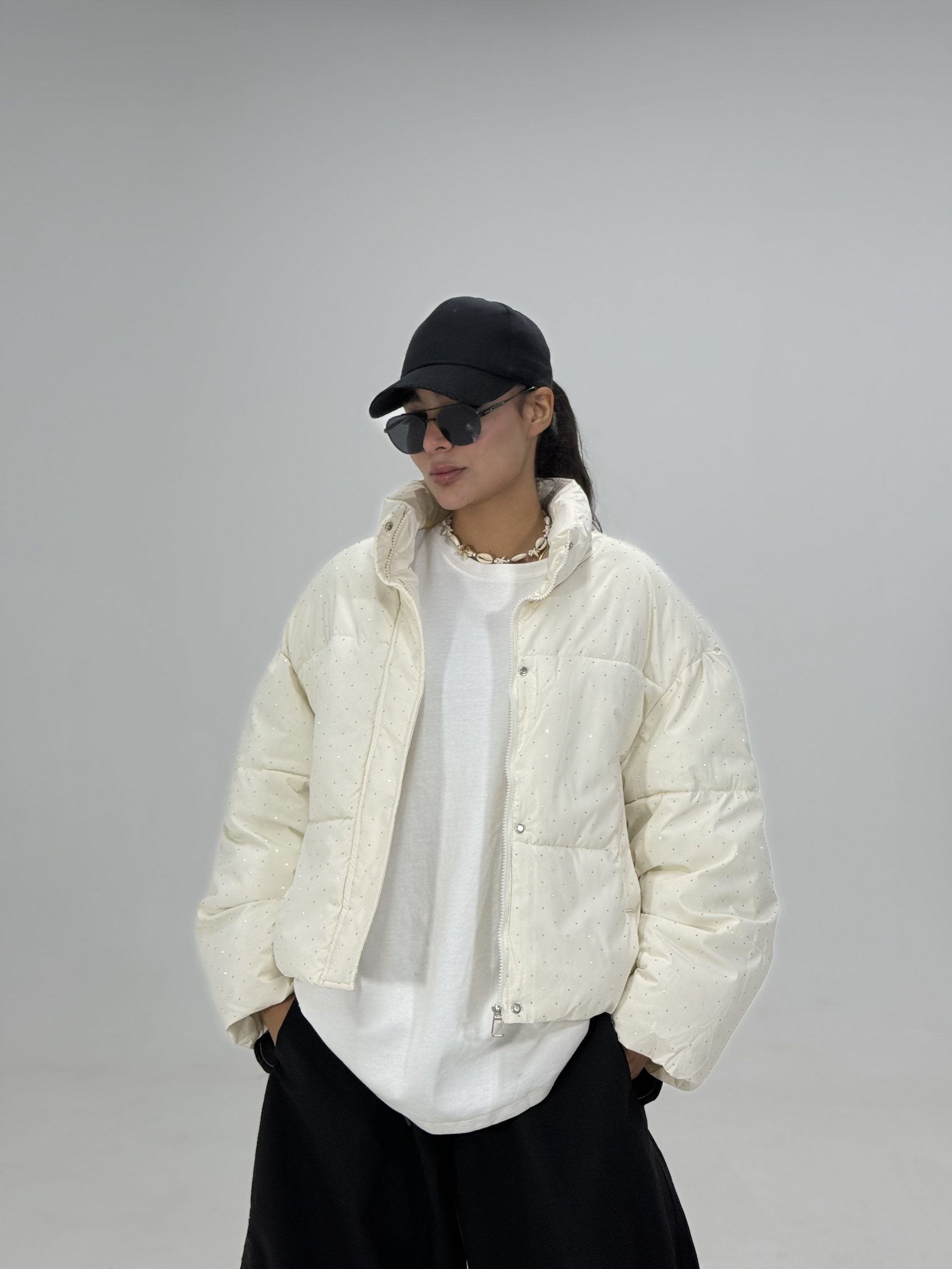 کاپشن پفی دخترانه